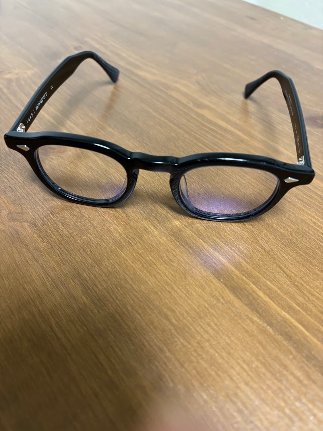 래쉬 클리프트 46사이즈 블랙 안경 상품이미지4