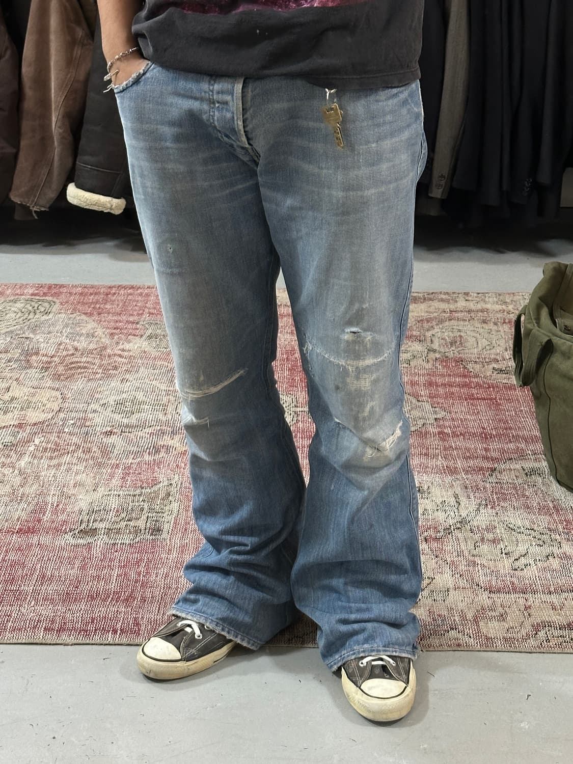 80’s OG USA 컨버스 척테일러 블랙 사이드 스티치 상품이미지9