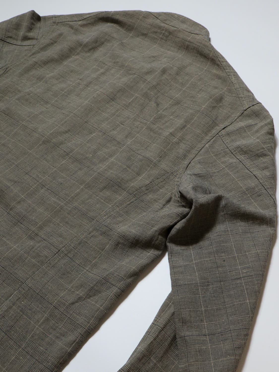 KAPTAIN SUNSHINE Glen Check Stand Collar 상품이미지6