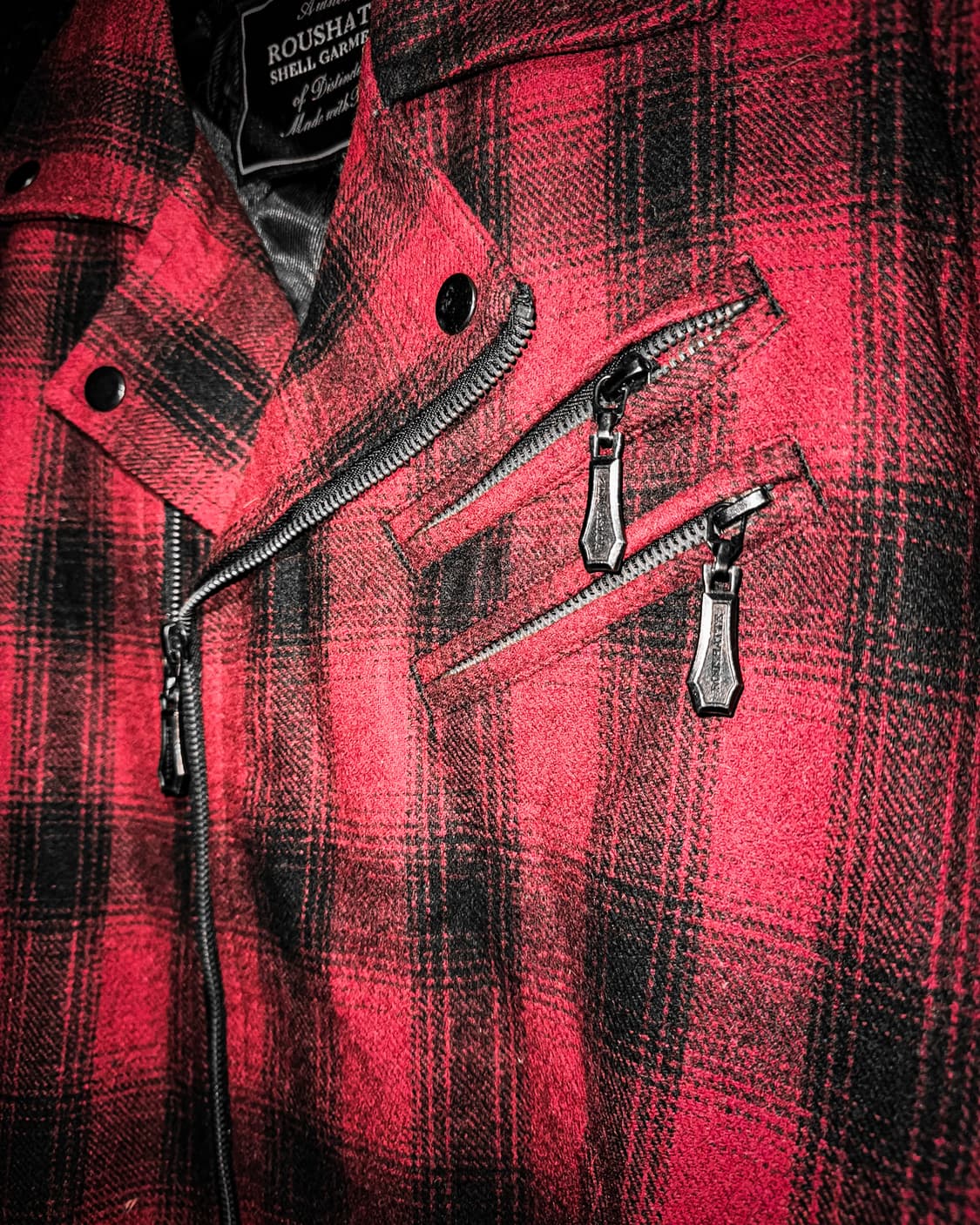Red Check Riders Jacket 상품이미지3
