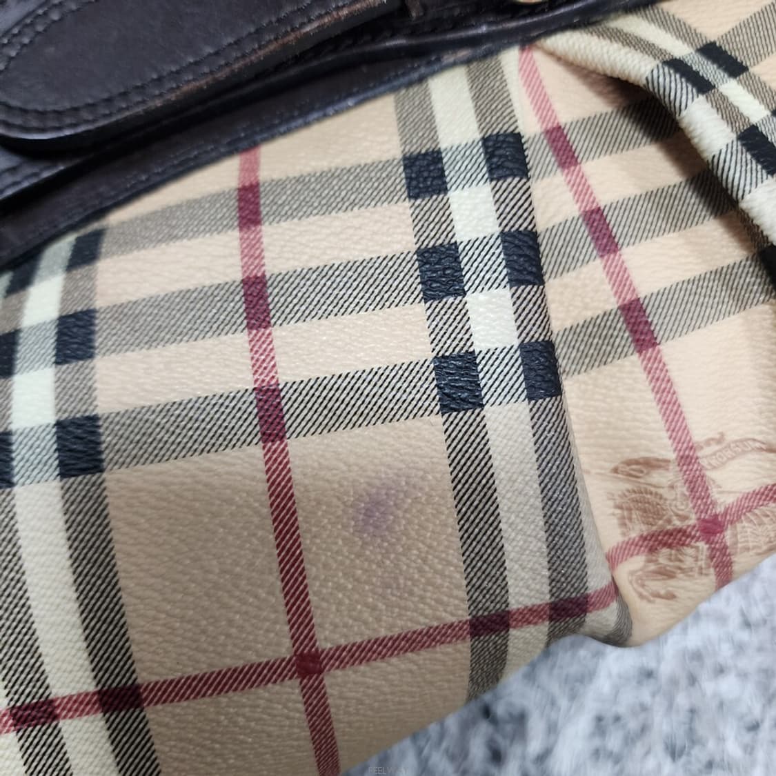 버버리 빈티지 체크 토트백 상품이미지4