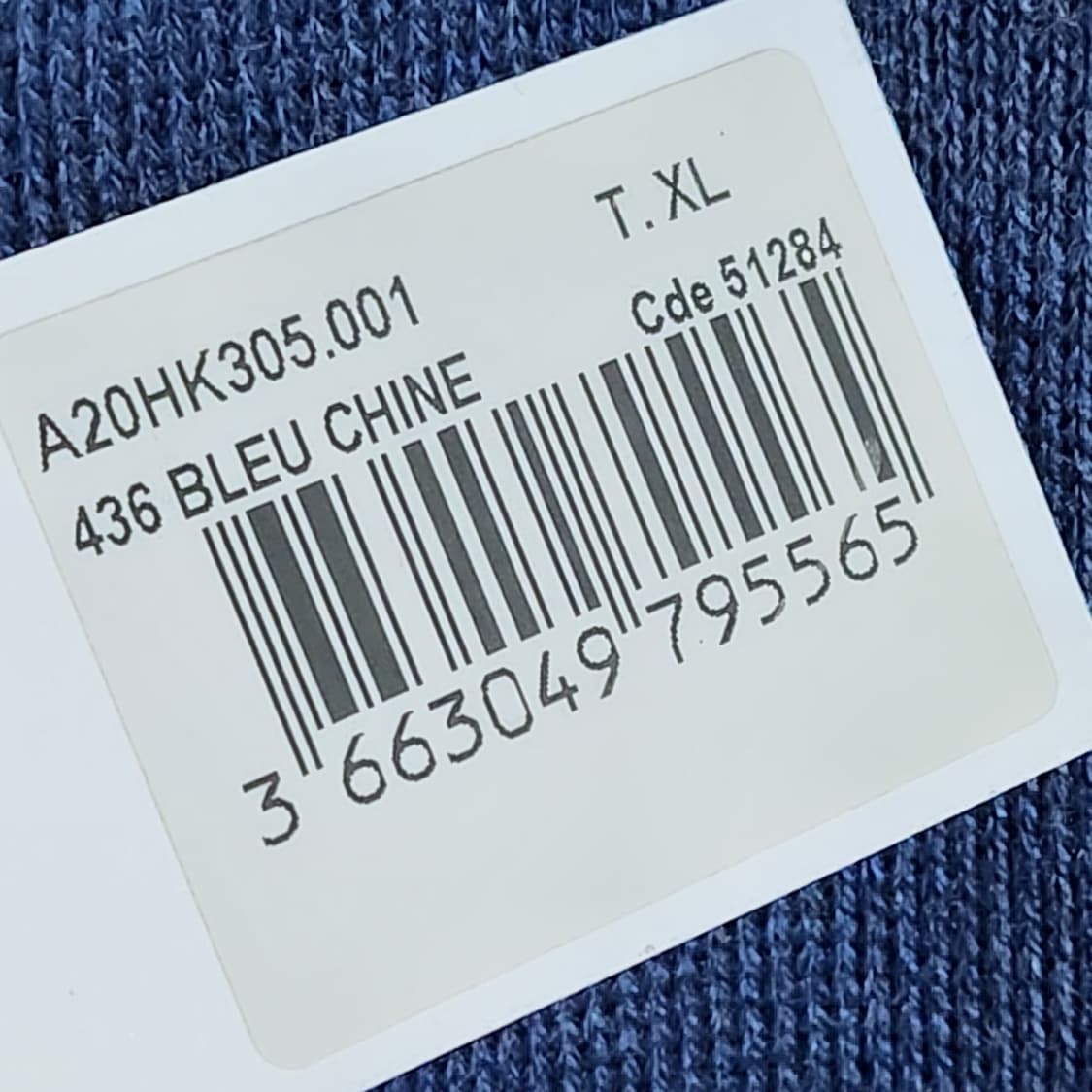 [XL] 아미 블루 스몰 하트자수 가디건 A20HK305 상품이미지9