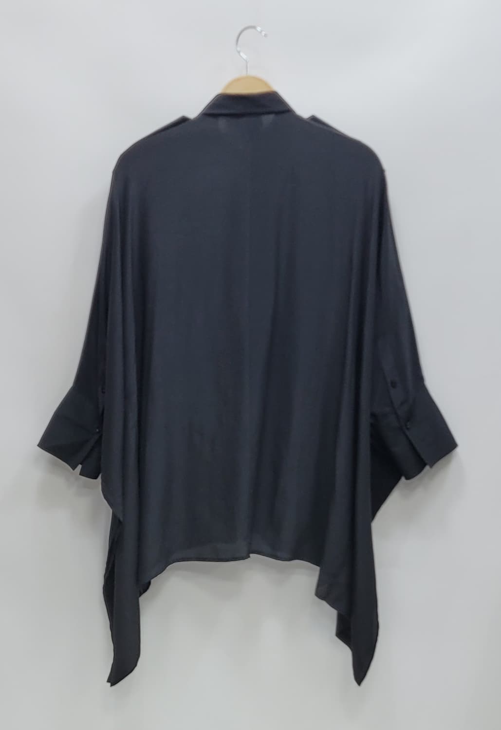 POLO 폴로랄프로렌 오버핏 실크 블라우스 셔츠 / 여 XS 블랙 상품이미지2