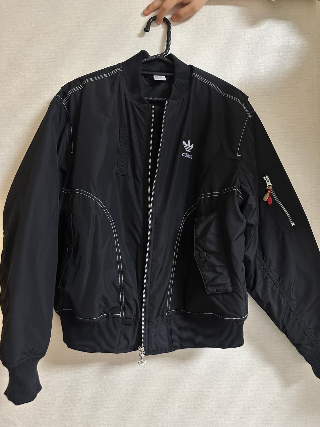 아디다스 스티치 여성 바시티 봄버자켓 s 상품이미지1