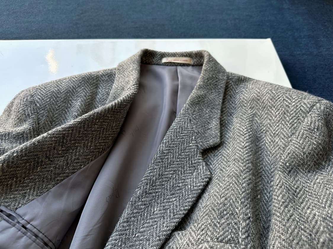 Wool tweed 2B over jacket 상품이미지3
