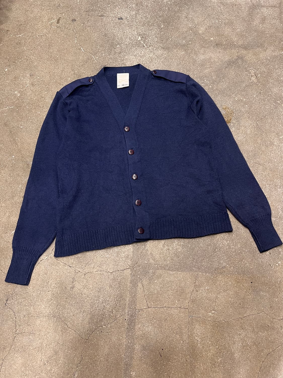 미군 기병대 울 니트 가디건 상품이미지1