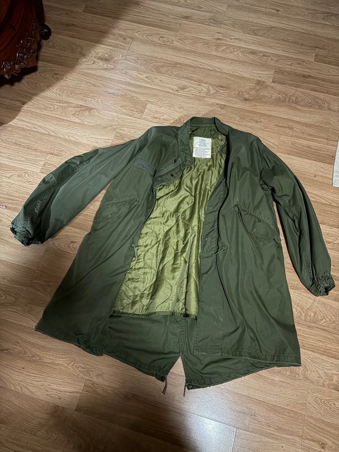 오리지널 미군 m65 개파카 EXTRA SMALL 상품이미지1