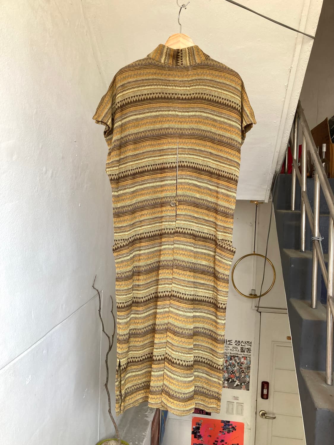 에스닉 패턴 레이어드 가디건 상품이미지5