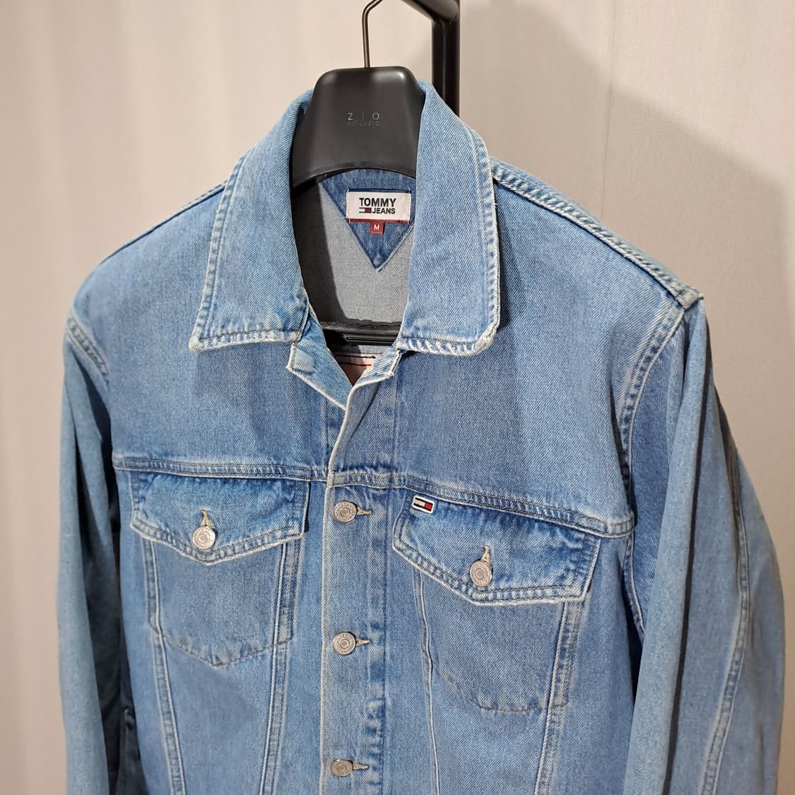 (택포) 타미진 오버사이즈 트러커 빅로고 자켓 B213 상품이미지3