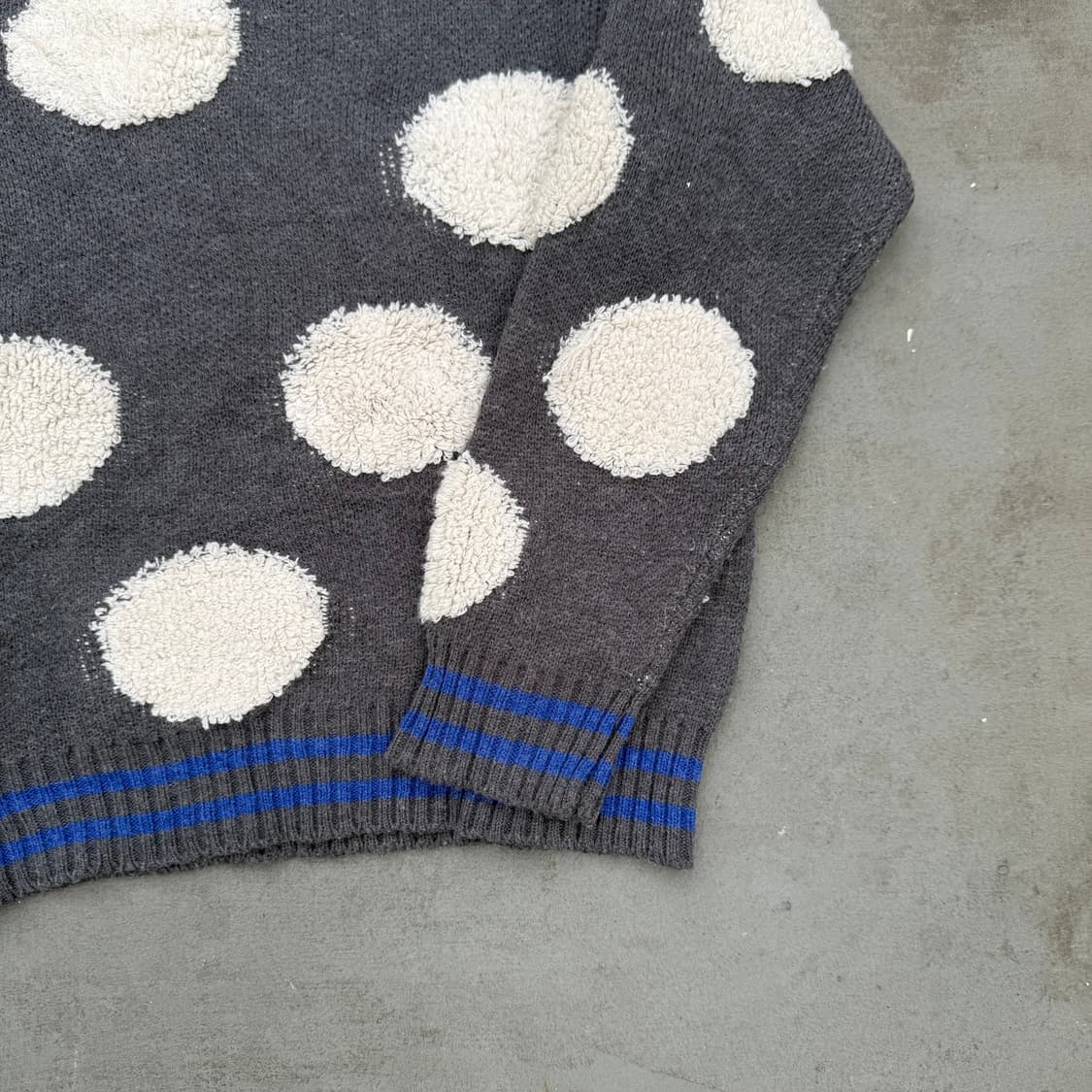 VTG 도트 니트 상품이미지3