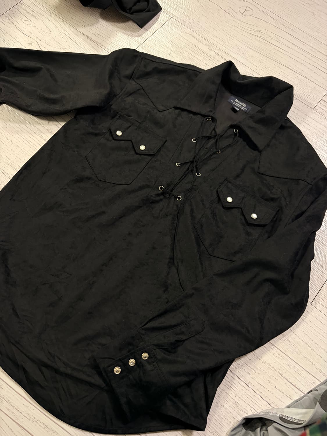 Vorable 블랙 웨스턴 셔츠 M 상품이미지1