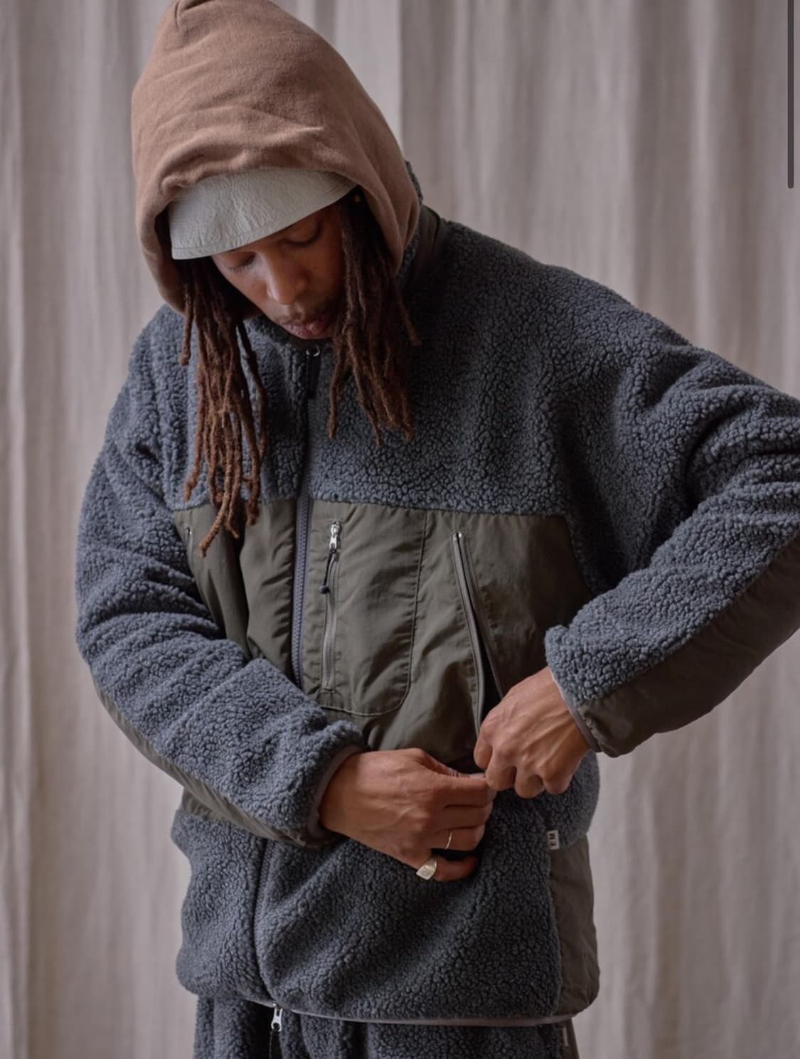 엔즈앤드민즈 플리스 자켓 M사이즈 판매 상품이미지3