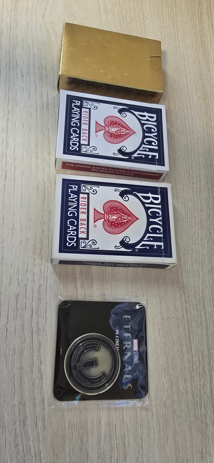 일괄 판매 바이시클 라이더백 컬러체인지용 골드 바 방수덱 이터널스 코인 상품이미지2