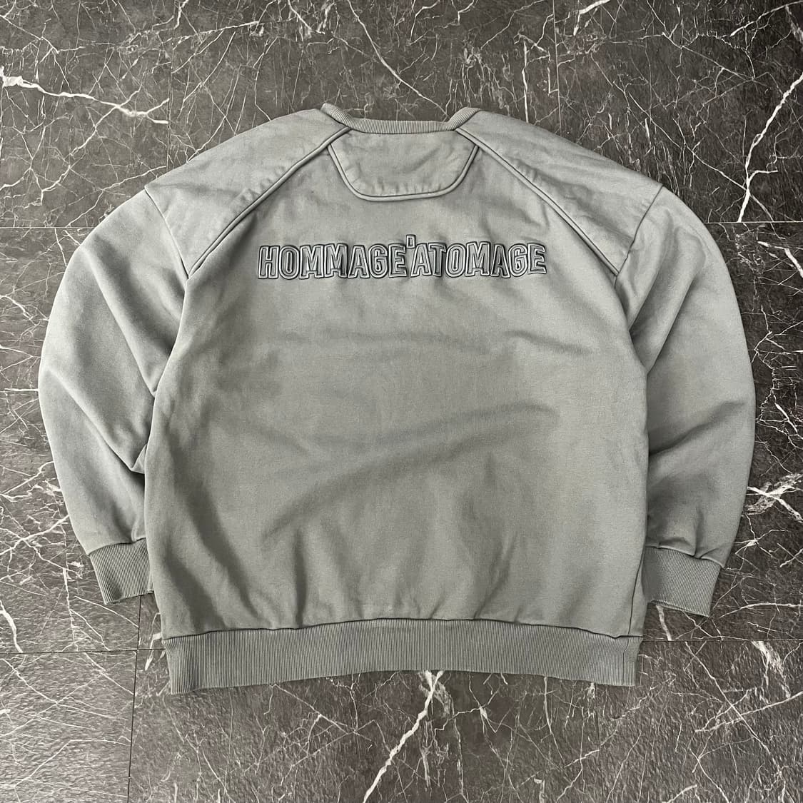 JUUN.J 준지 20FW 엠브로이더리 레터링 맨투맨 상품이미지5