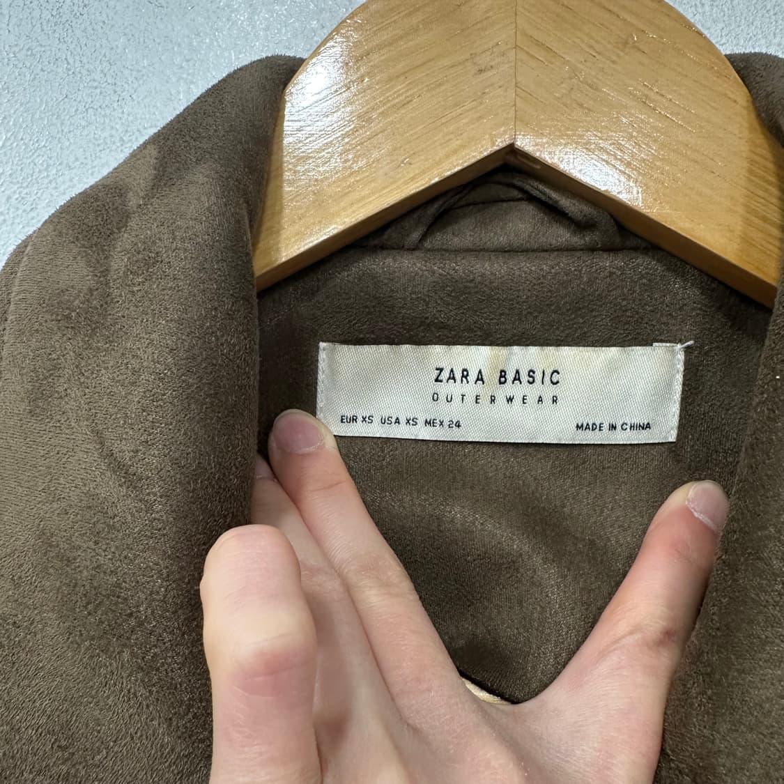 자라 스웨이드 라이더 자켓 상품이미지4