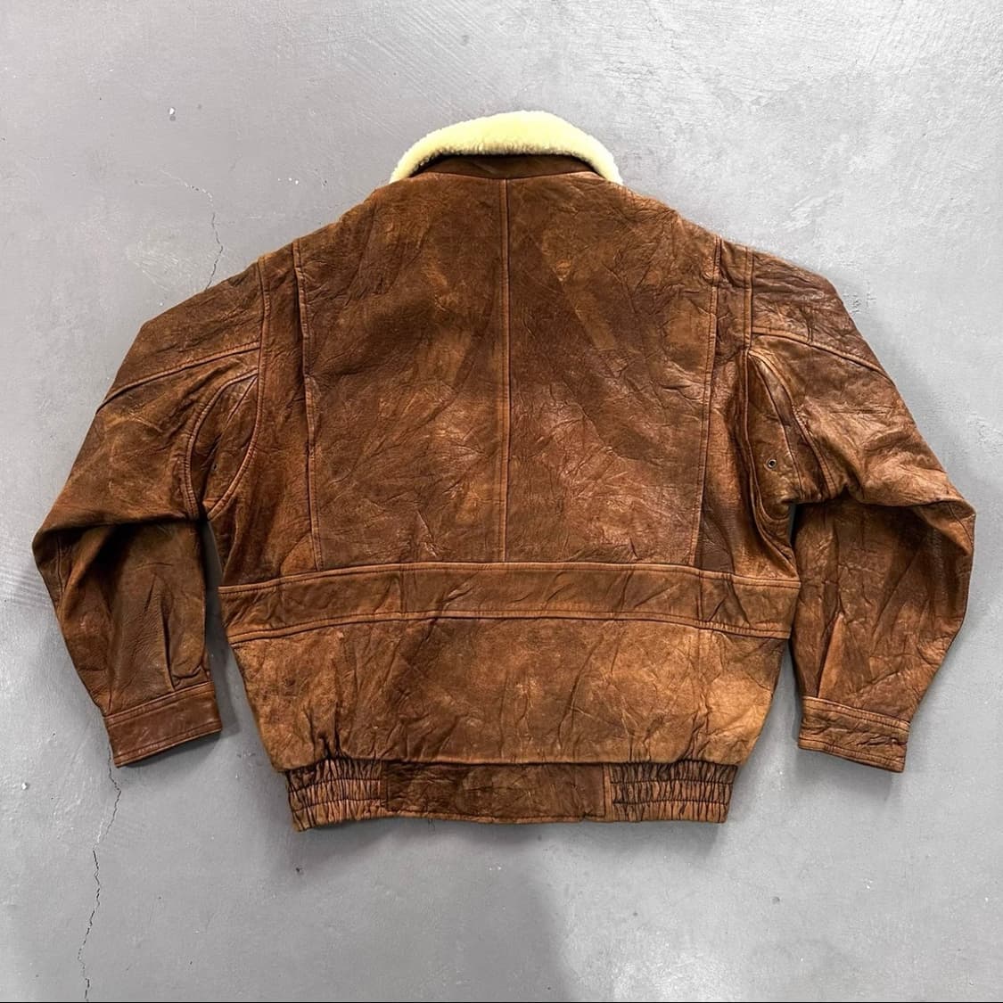 빈티지 램스킨 G-1 타입 플라이트 레더 자켓  상품이미지2