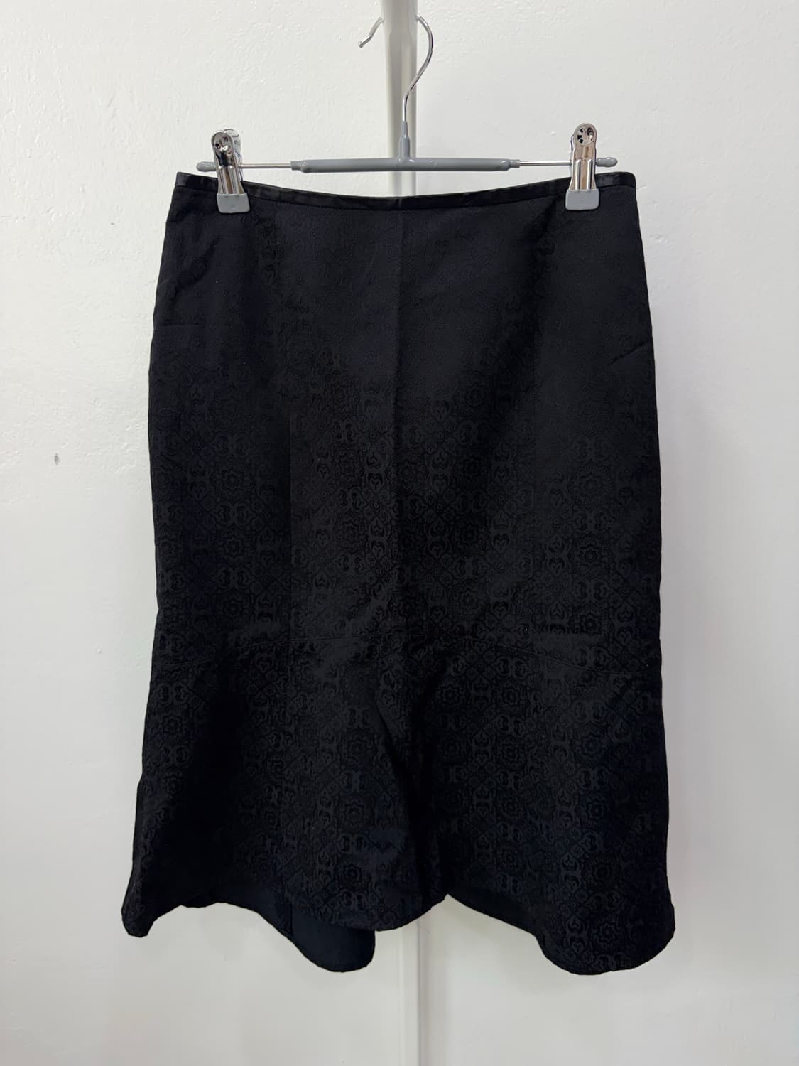 플라워 머메이드 블랙스커트 상품이미지4