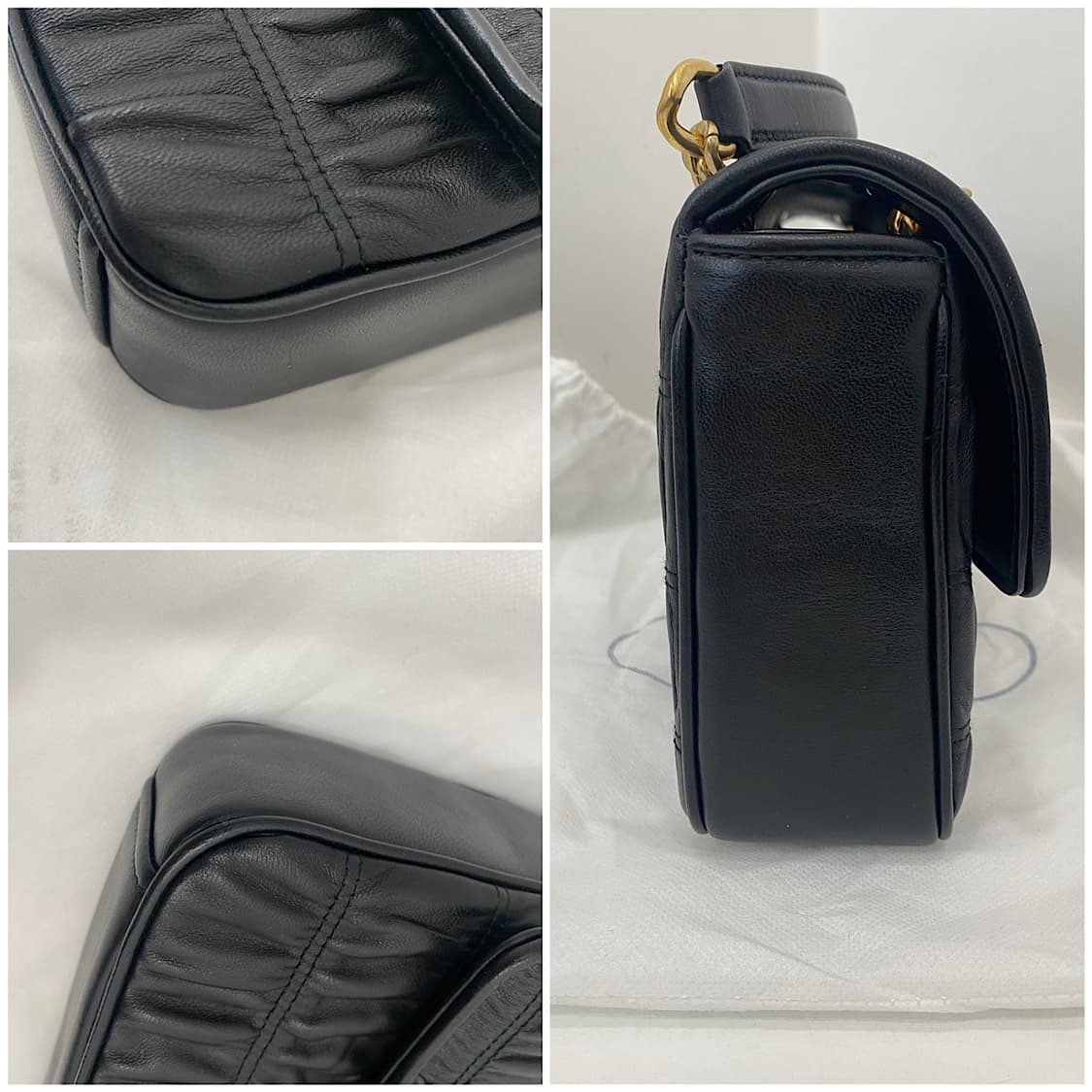 프라다 나파 고프레 플랩 체인 숄더백 1BD235 상품이미지5