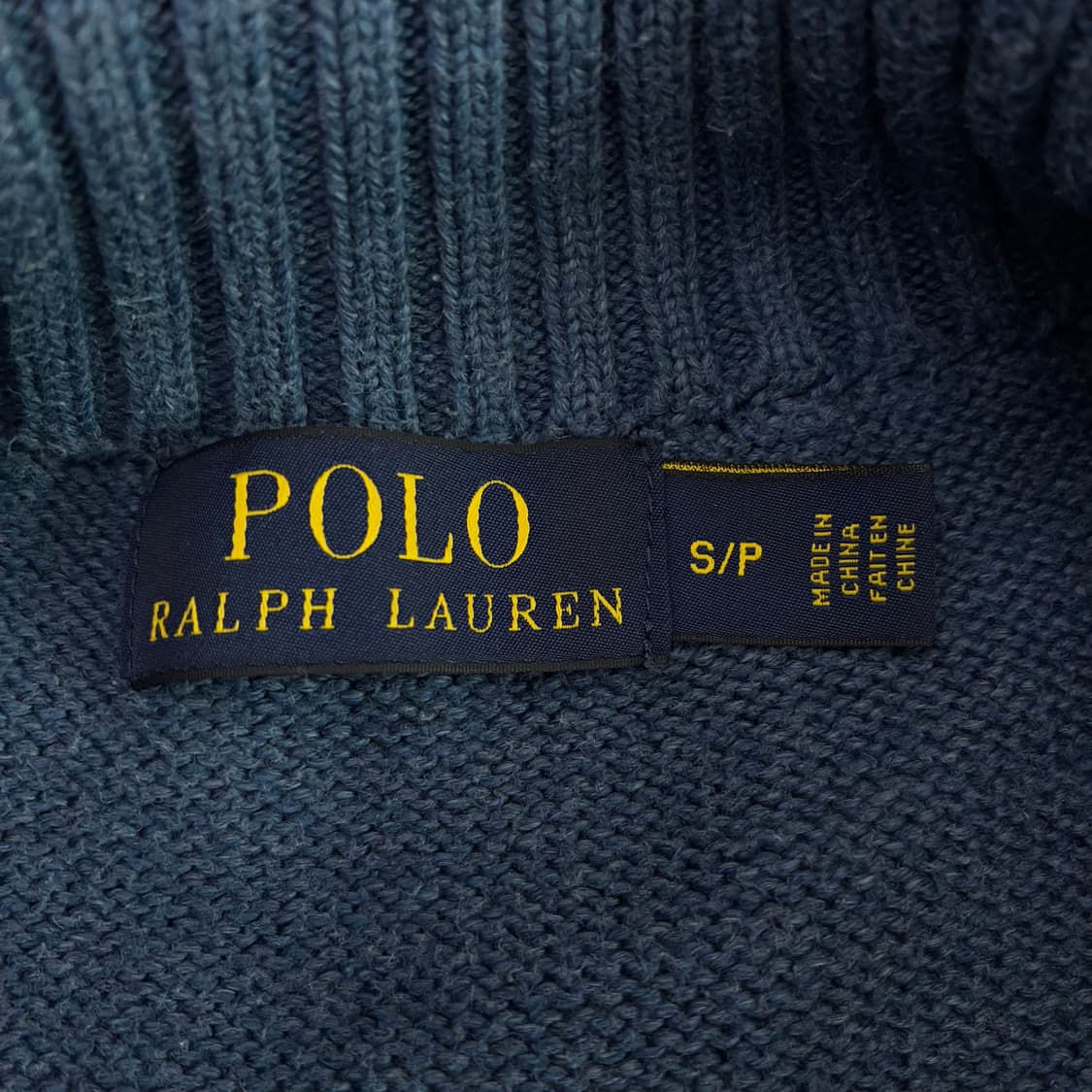 Polo  폴로 랄프로렌 신형 소라블루 코튼 하프버튼 니트 상품이미지2