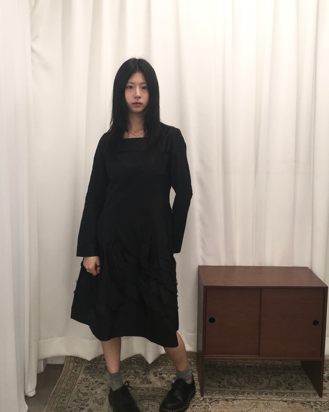 블랙 원피스 상품이미지3