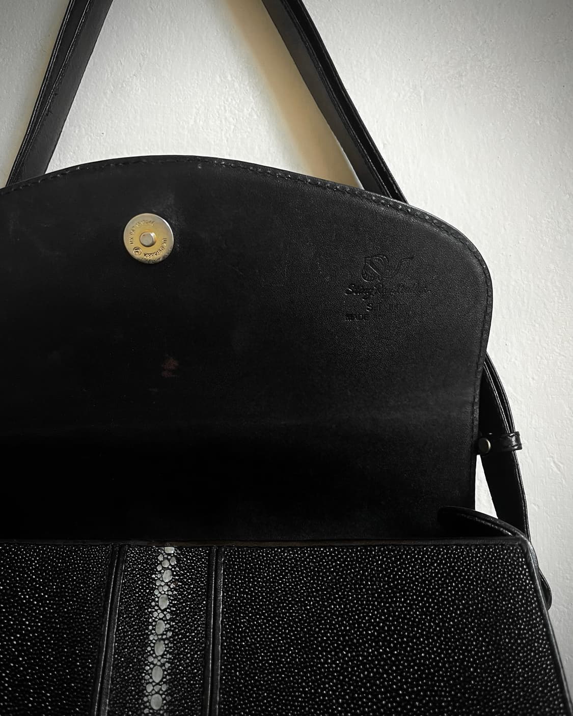 Real Stringray Leather Western 2-Way Bag 상품이미지9