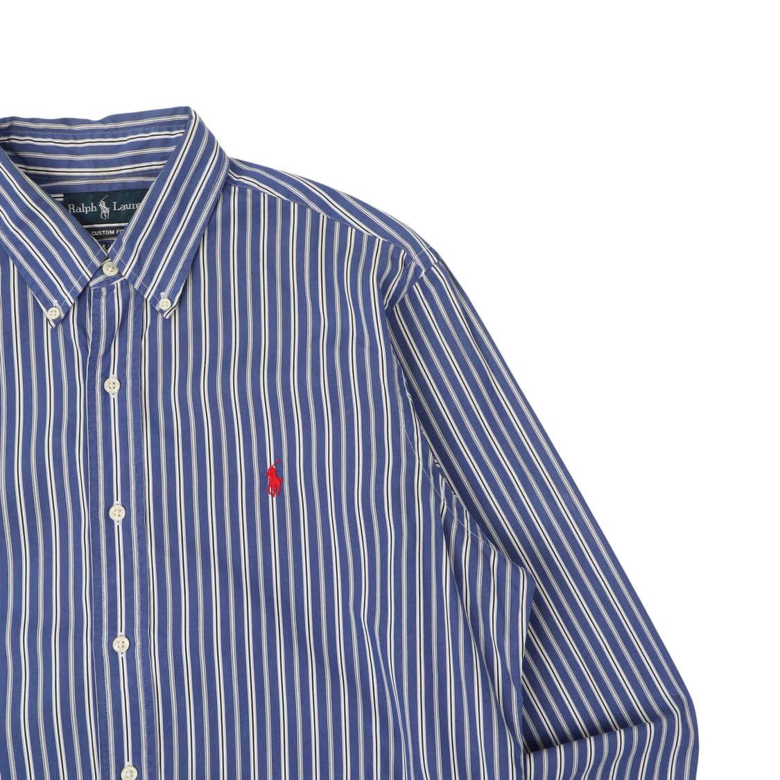 폴로 랄프로렌 네이비 스트라이프 커스텀핏 셔츠 상품이미지3