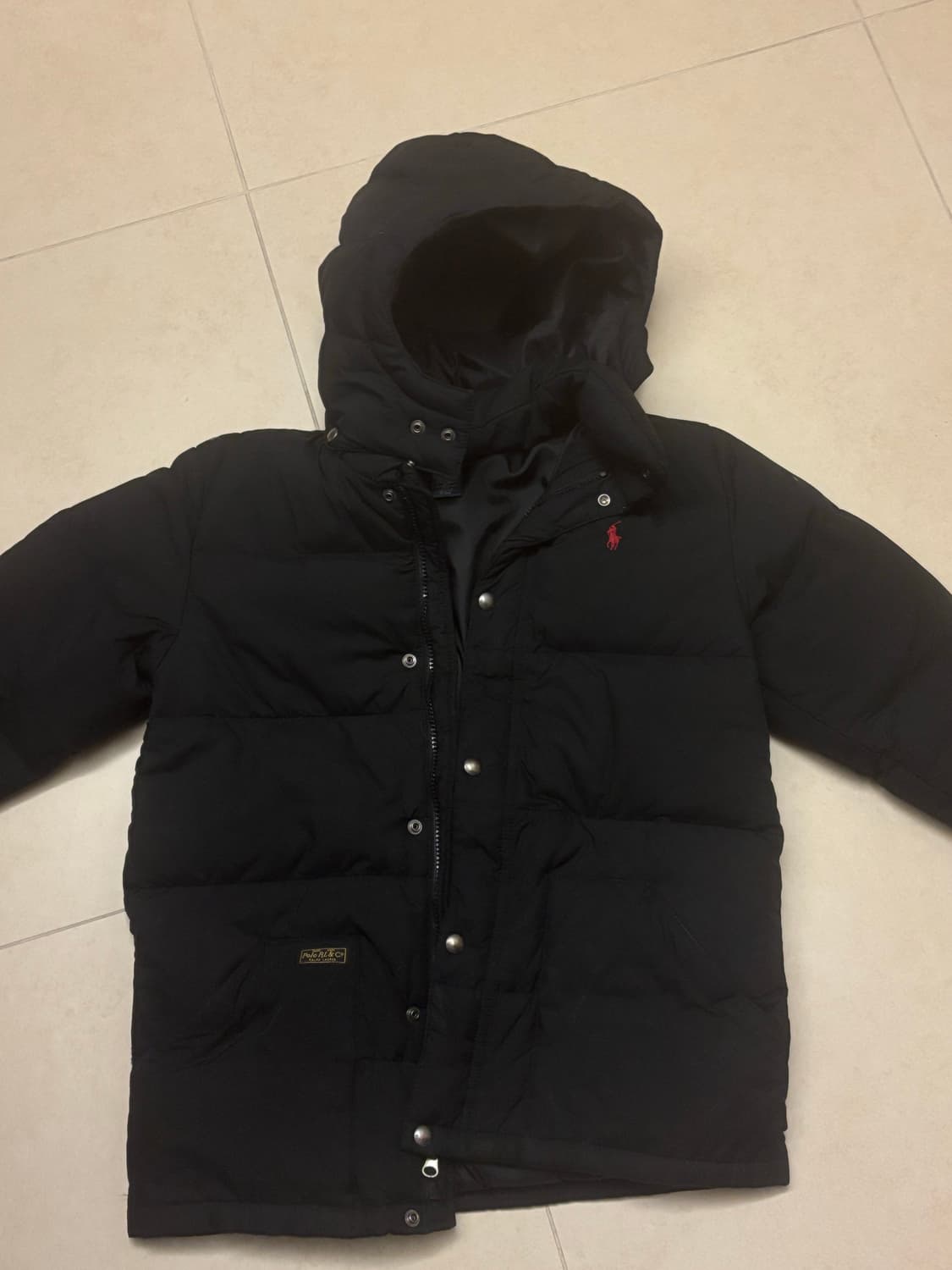 폴로 후드 패딩 상품이미지3