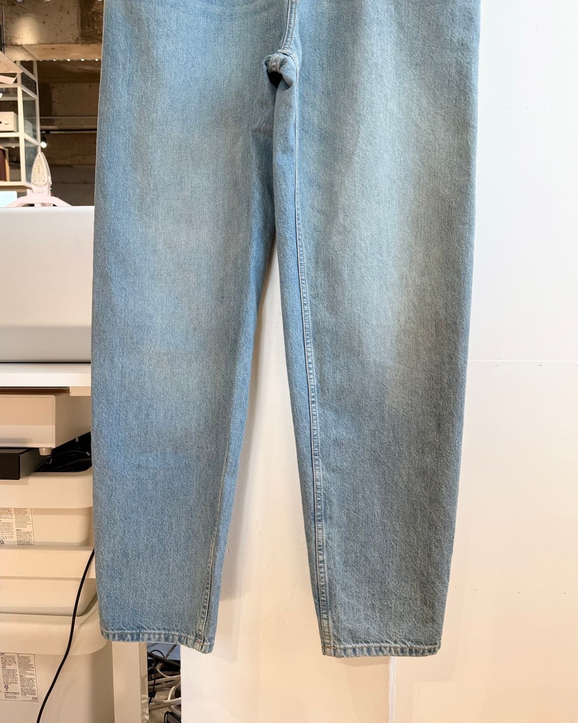 이자벨마랑 데님 하이라이즈 벨티드 팬츠  상품이미지4