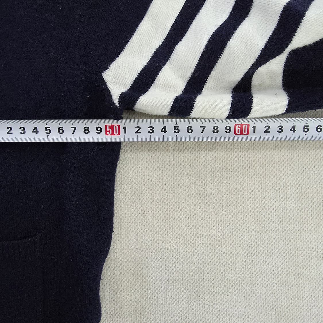 [실측확인] 고급 완장 클래식 브이넥 가디건 1229J 상품이미지6