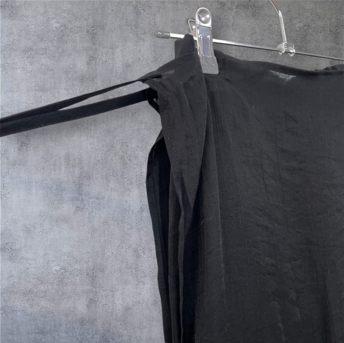 닉앤니콜 Nick&Nicole 블랙 레이어드 랩 스커트 팬츠 FREE 상품이미지7