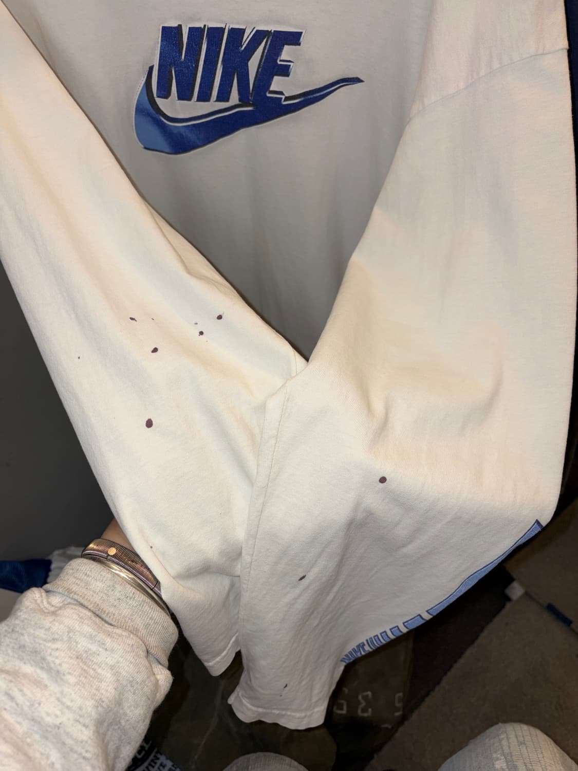 90’s Nike old swoosh logo print sleeve 상품이미지9