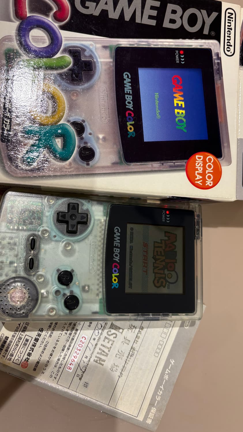 (새제품) 닌텐도 게임보이 컬러 CGB(gbc) 풀박스 상품이미지1