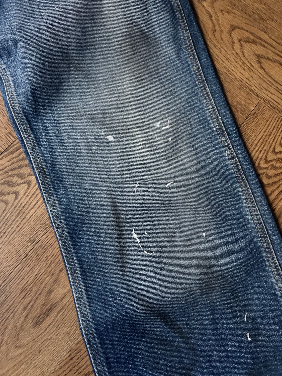 [34]칼하트 WIP 빈티지 페인팅 워크 데님 팬츠 상품이미지5