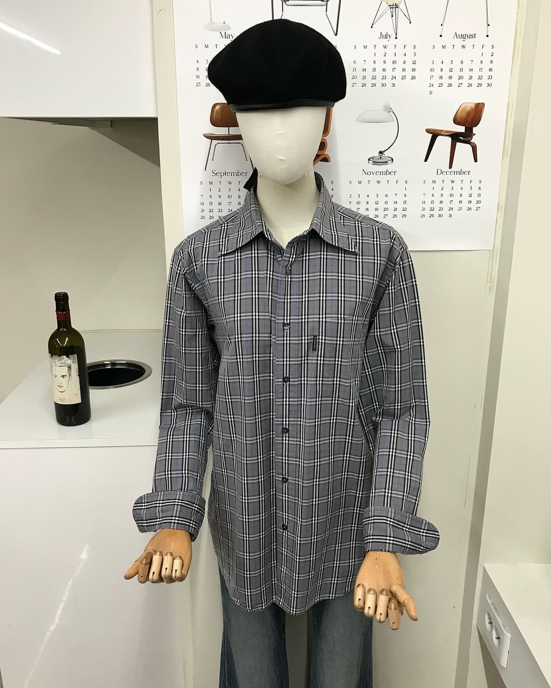 버버리 체크 셔츠 상품이미지6