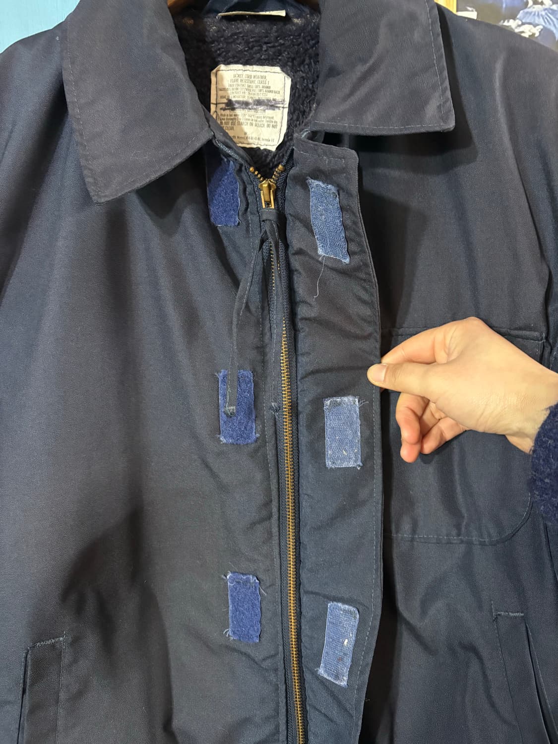 90's U.S Navy A-2 Deck Jacket. 상품이미지5