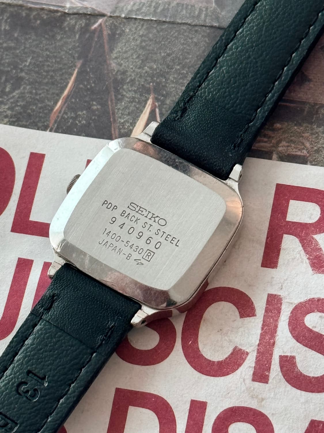 세이코 Seiko 쿼츠 스퀘어 상품이미지3