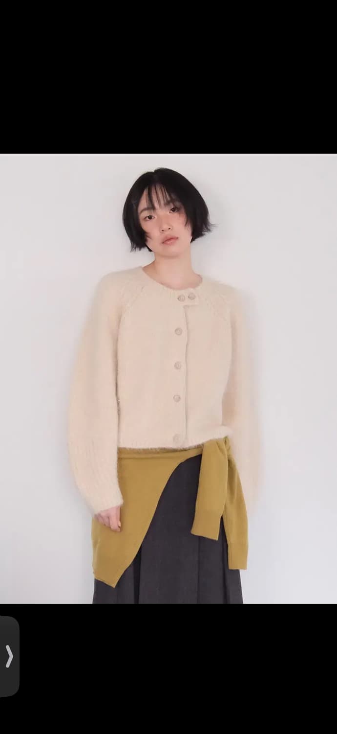 모의 알파카 가디건 상품이미지1