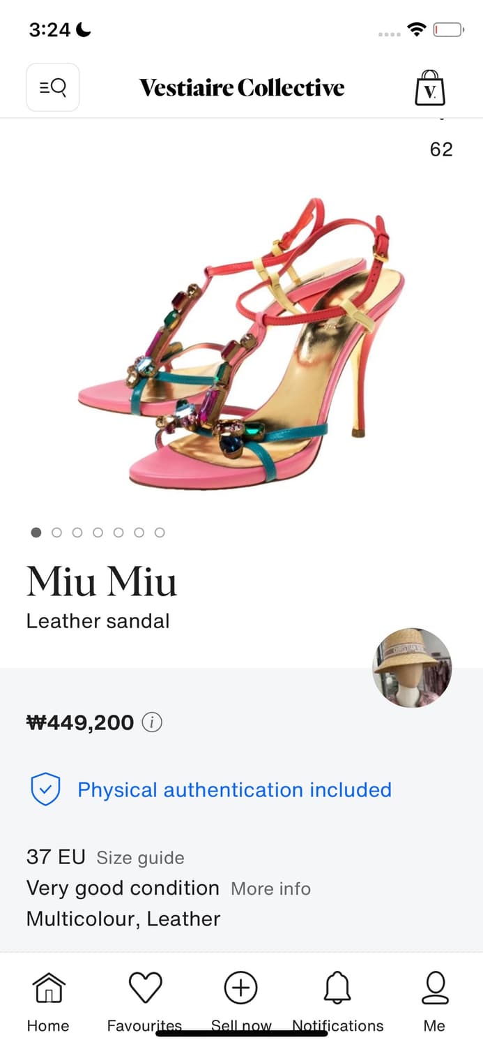 정품 미우미우 + 돌체앤가바나 샌들 <일괄판매> 상품이미지1