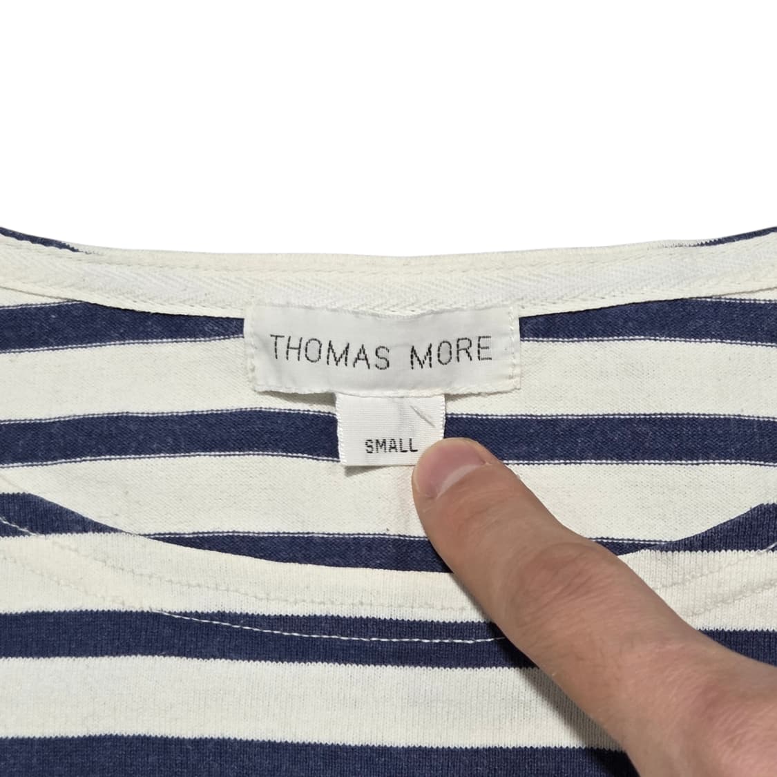 Thomas More 토마스모어 단가라 스트라이프 롱슬리브 티셔츠
 상품이미지3