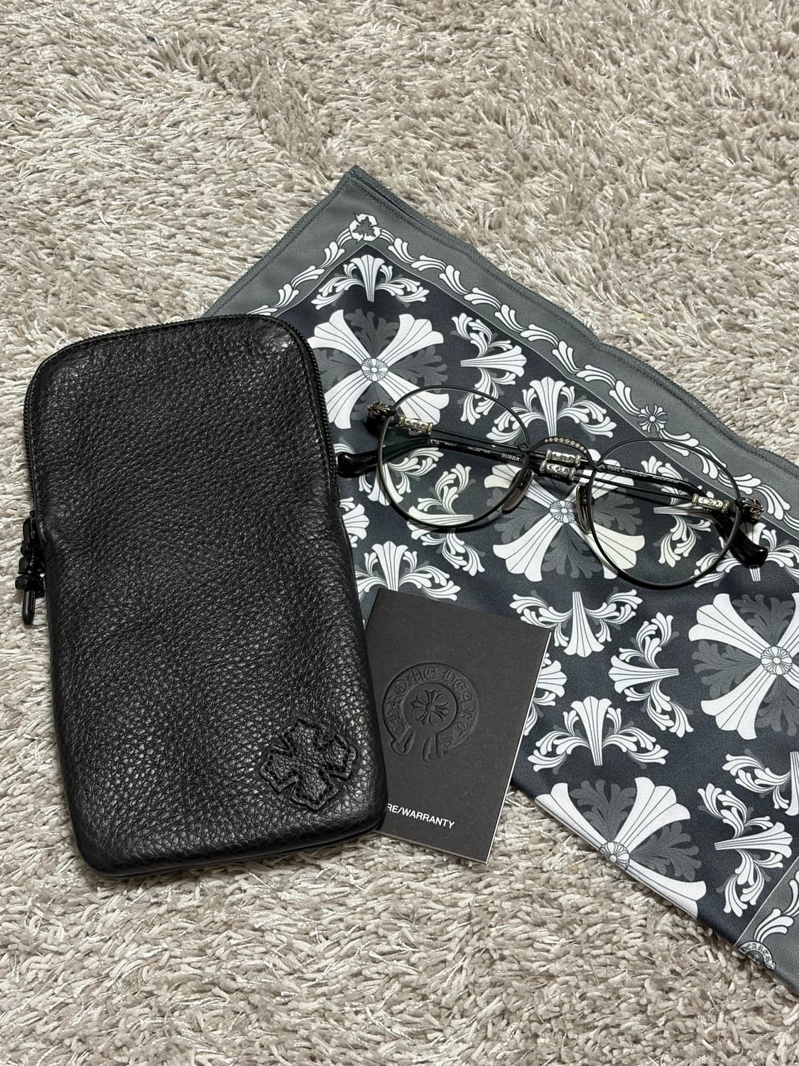 크롬하츠 부바a 매트블랙 아시안핏 안경 상품이미지1