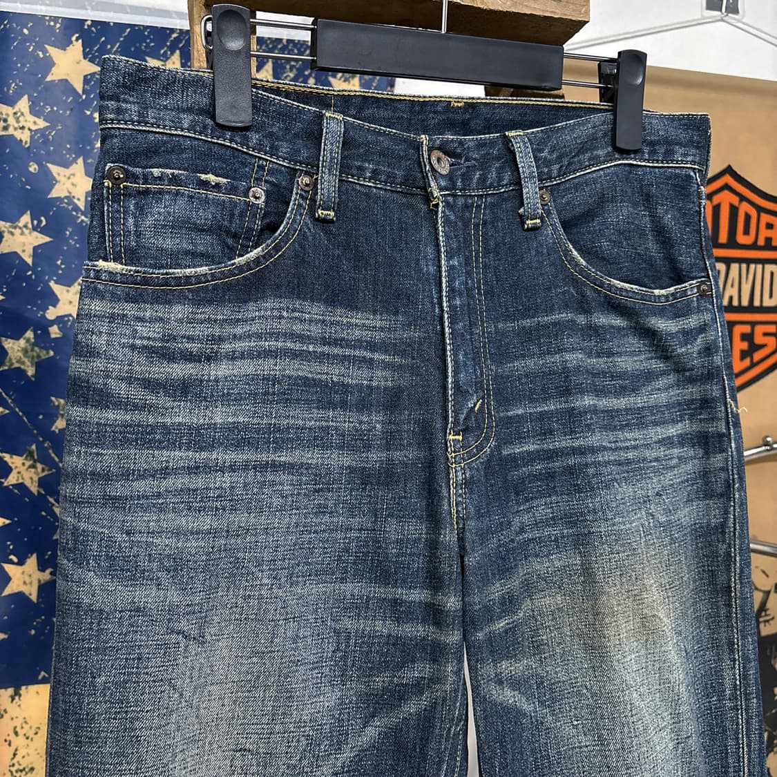 00s 리바이스 502 슬림스트레이트 샌드워싱 데님팬츠 캣브러쉬 N663 상품이미지3