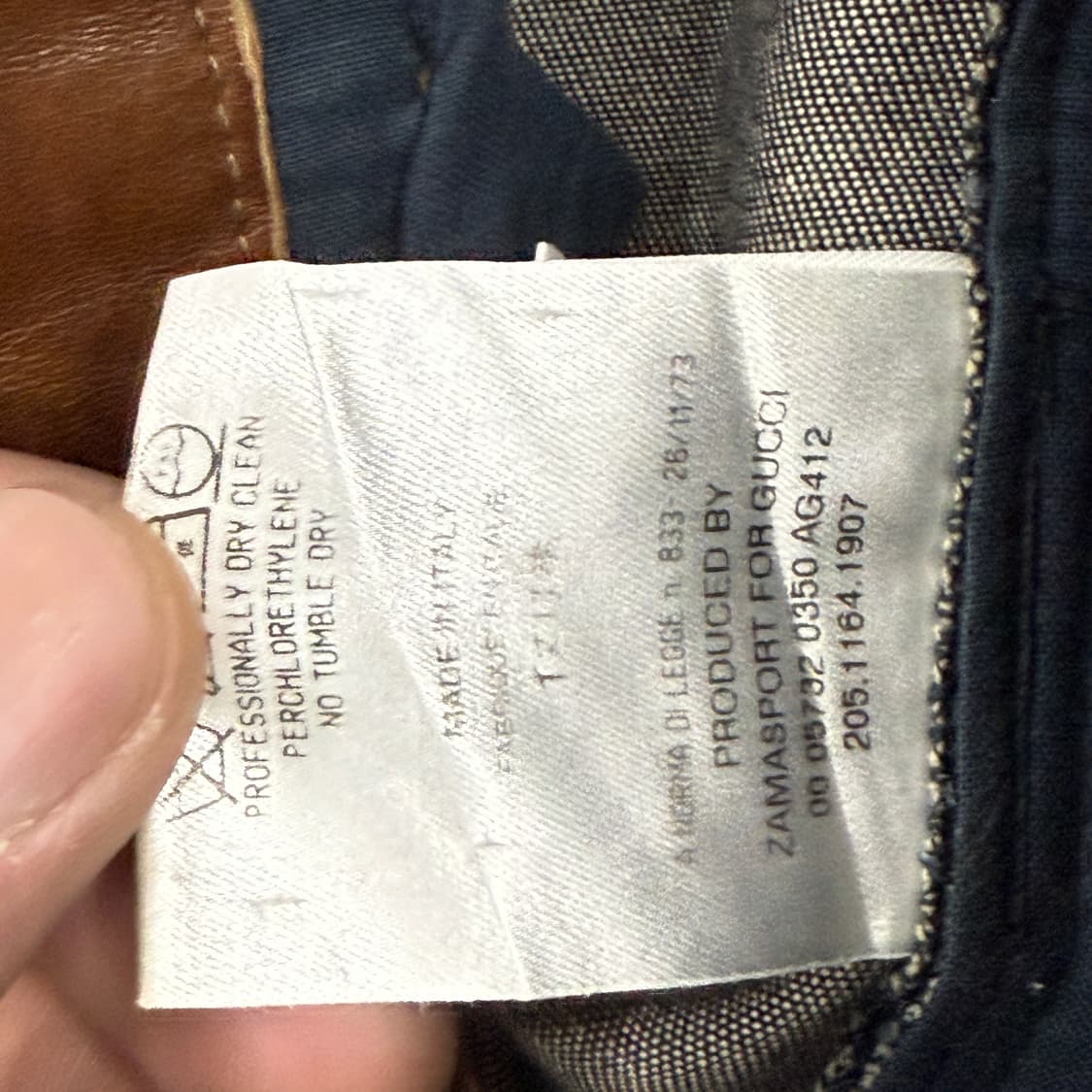 구찌 빈티지 청치마 상품이미지7