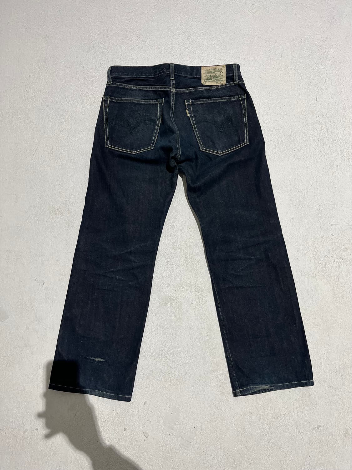 리바이스 심플 희기 데님 소장용 청바지 상품이미지4