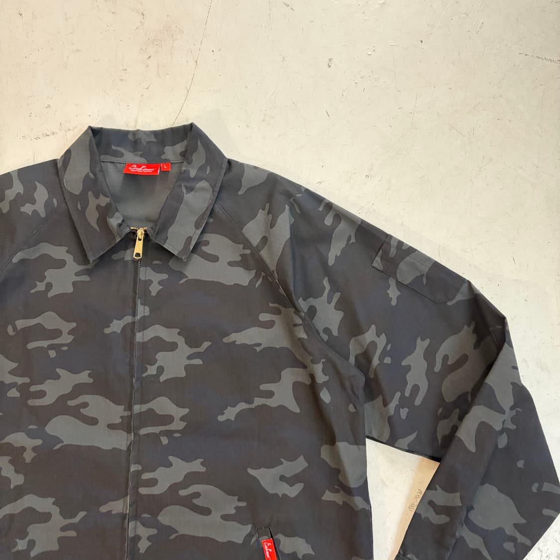 Cookman 빈티지 카모 집업 자켓 L 상품이미지2