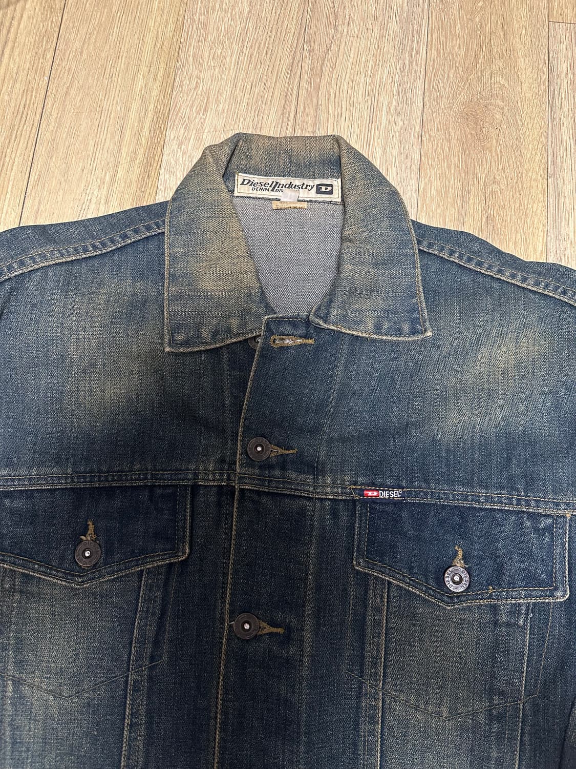디젤 00s 해외판 데님 라인자켓 95 상품이미지2