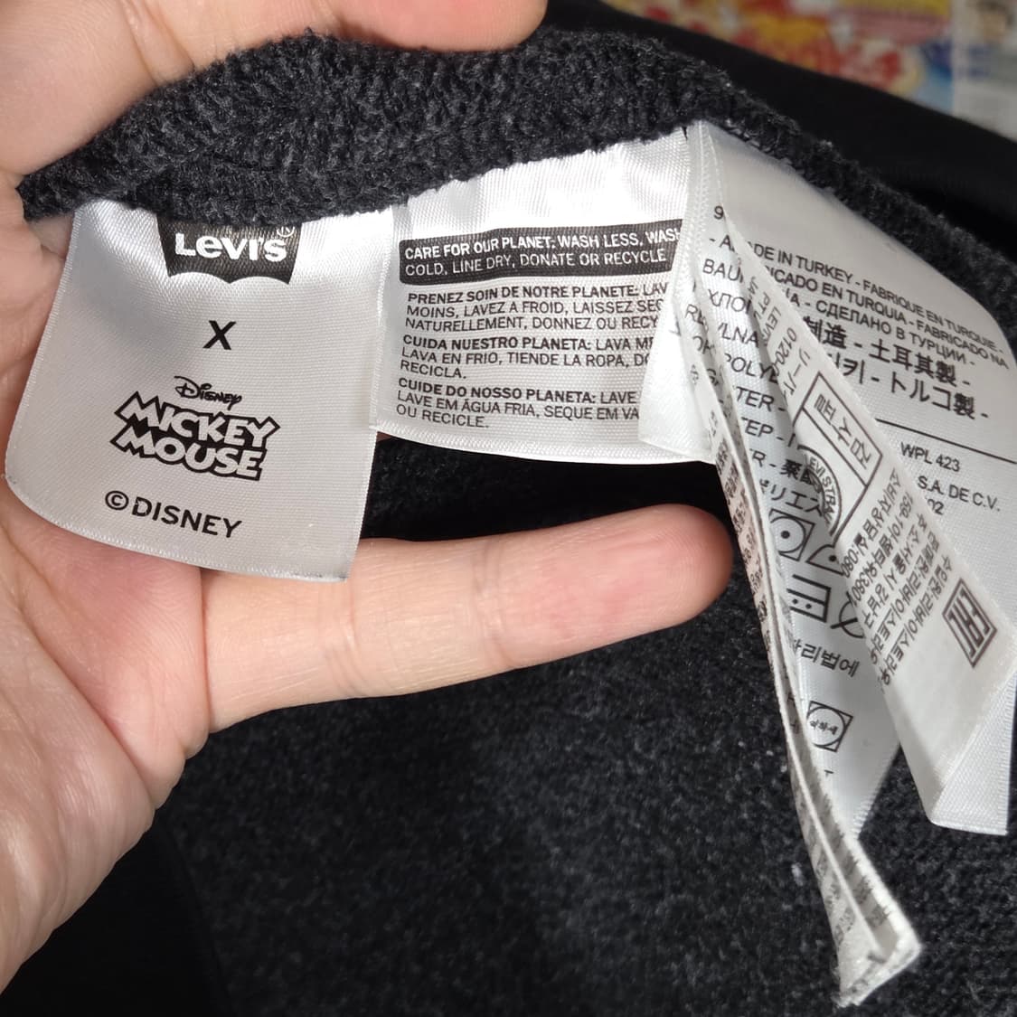 리바이스 미키마우스 프린팅 후드티 상품이미지8