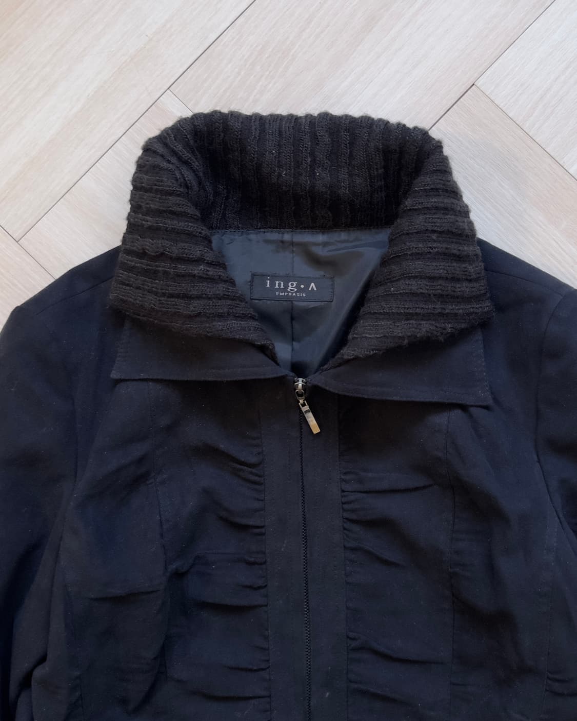 [ING•A] frill knit neck jacket 상품이미지5