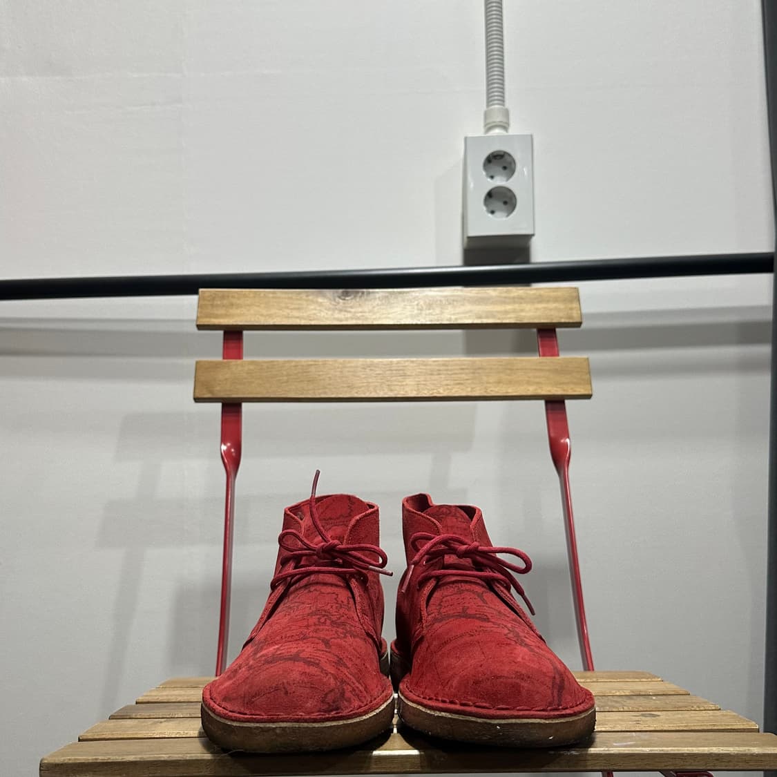 US9.5) 슈프림 x 클락스 부츠 남성 남자 데저트 맵 데저트 부츠 상품이미지2