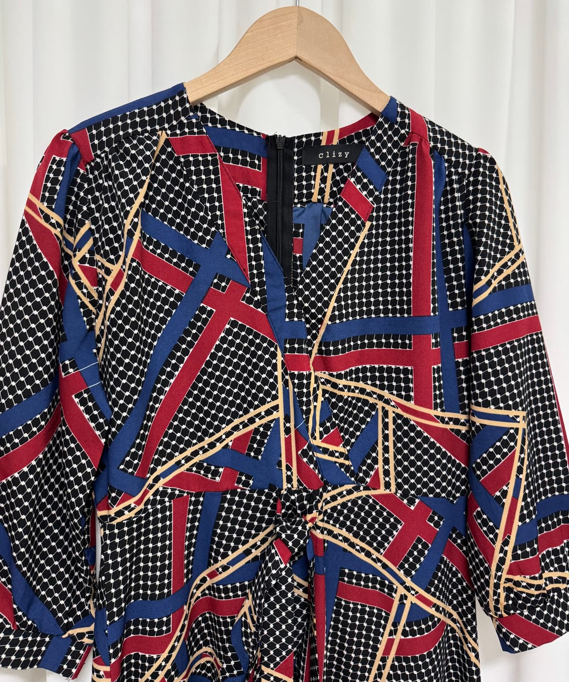 clizy 패턴 끈원피스 상품이미지9