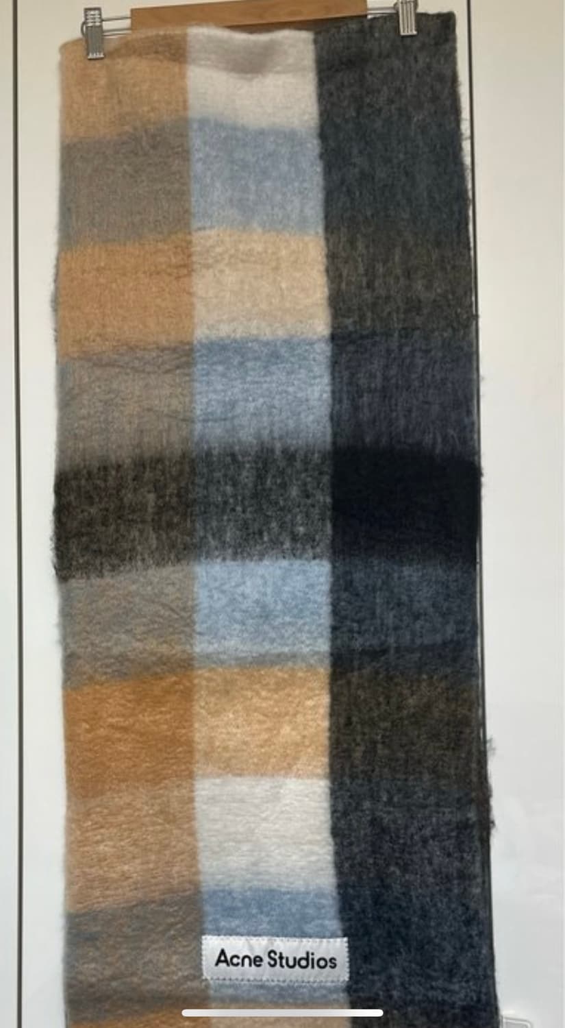 아크네 스튜디오 체크 울모헤어머플러 남여공용 상품이미지4
